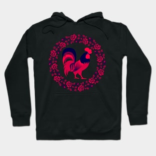 Rooster Blossom Hoodie